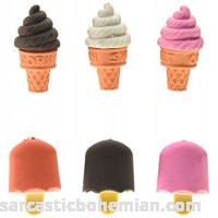 Sweet Treats 48 Adorable Ice Cream Cone & Frozen Treat Erasers; Kids Party Favors!! Assorted Colors 1 B008F9JQYE